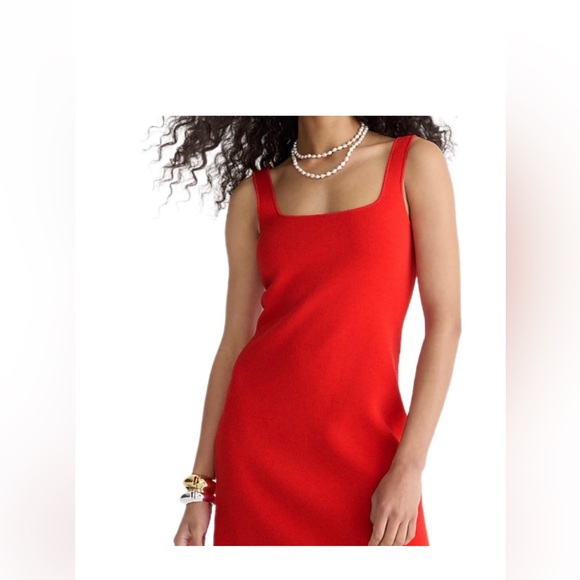 NewJ.Crew Squareneck Mini Sweater-Dress - Picture 2 of 5
